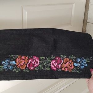 MADE IN USA DENIM 24/7 Jean, Embroidered Pant Legs